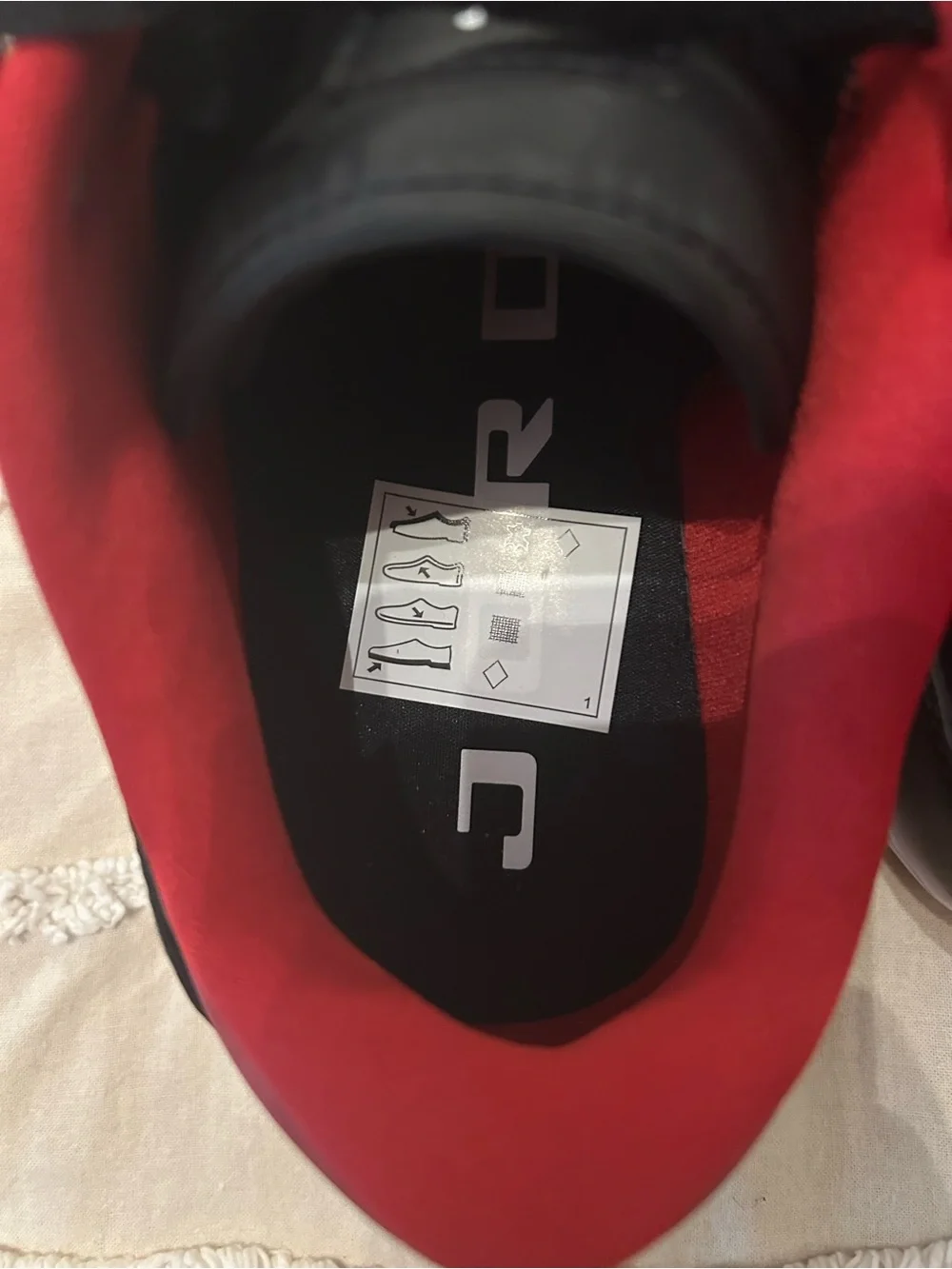 NWOTS Jordan Low-Top Sneakers - Black & Red.  No Box